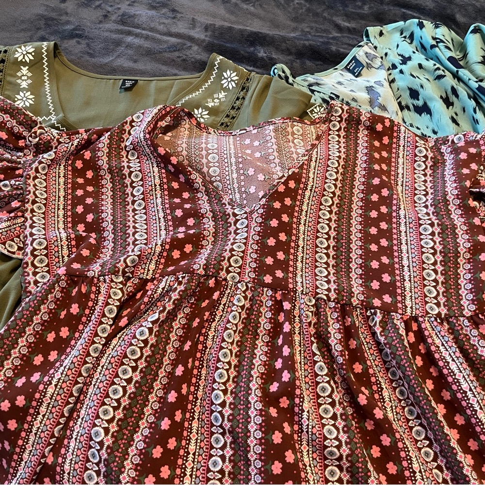 Bundle of 3 SHEIN size 0X dresses
